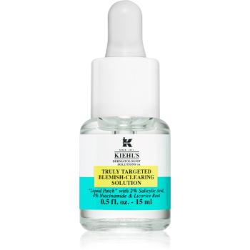 Kiehl's Dermatologist Solutions Truly Targeted Blemish-Clearing Solution sérum na aknózní pleť pro ženy 15 ml