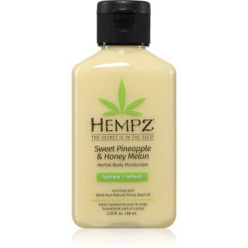 HEMPZ Sweet Pineapple Honey Melon hydratační tělové mléko 66 ml