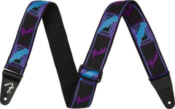 Fender Neon Monogram Strap Purple/Blue