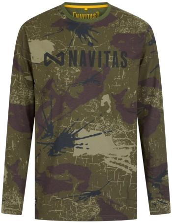 Navitas tričko identity camo long sleeve tee - m