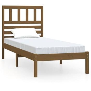 Rám postele medově hnědý masivní borovice 90 × 200 cm, 3101011 (3101011)