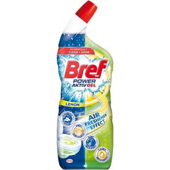 Bref Power Aktiv Gel WC čistič s efektem osvěžovače vzduchu lemon 700ml (9000101312133)