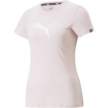 Puma POWER GRAPHIC TEE Dámské sportovní triko, růžová, velikost L