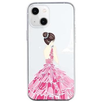 TopQ iPhone 13 mini silikon Pink Princess 64724 (Sun-64724)