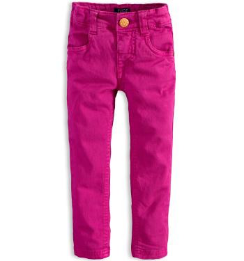Kojenecké barevné džíny MINOTI PETAL tmavě růžové Velikost: 80-86