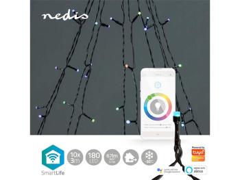 Smart LED vánoční řetěz NEDIS WIFILXT01C180 10x2m WiFi Tuya
