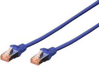 Síťový kabel RJ45 Digitus DK-1644-050/B, CAT 6, S/FTP, 5.00 m, modrá