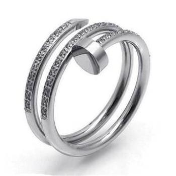 Šperky4U Ocelový prsten se zirkony - velikost 52 - OPR1885-52