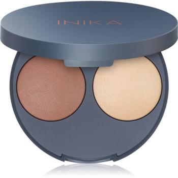 INIKA Organic Contour Duo konturovací pudr odstín Teak 5 g