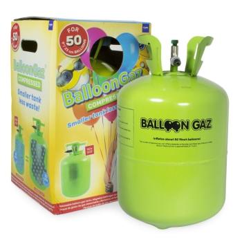 Helium do balónků jednorázová nádoba 420 l (cca 50 balonků) - FOLATHEL
