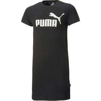 Puma ESSENTIALS + LOGO DRESS TR G Dívčí šaty, černá, velikost