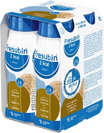 Fresubin 2 kcal drink cappuccino perorální roztok 4 x 200 ml