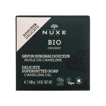 NUXE Bio Organic Delicate Superfatted Soap Camelina Oil 100 g tuhé mýdlo pro ženy