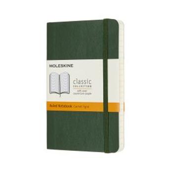 Moleskine: Zápisník měkký linkovaný zelený S