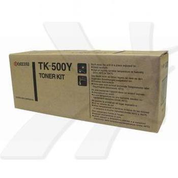 KYOCERA TK500Y - originální toner, žlutý, 8000 stran