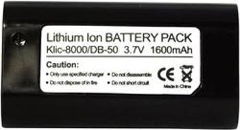 Náhradní baterie pro kamery Conrad Energy KLIC-8000, 3,7 V, 1400 mAh