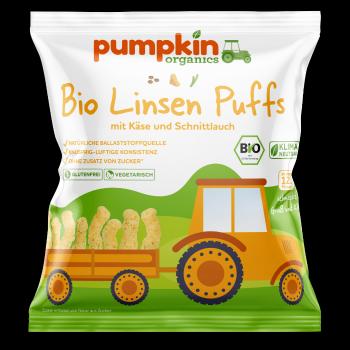 Pumpkin Organics BIO Čočkové křupky s čedarem a pažitkou 20 g