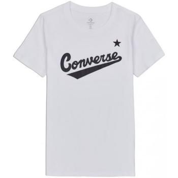 Converse CENTER FRONT LOGO TEE Dámské tričko, bílá, velikost XS