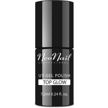 NeoNail Top gelový vrchní lak na nehty odstín Glow Gold 7,2 ml