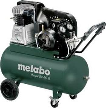 Pístový kompresor Metabo Mega 550-90 D 601540000, objem tlak. nádoby 90 l