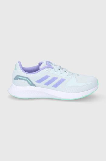 Dětské boty adidas Runfalcon GX3536 tyrkysová barva