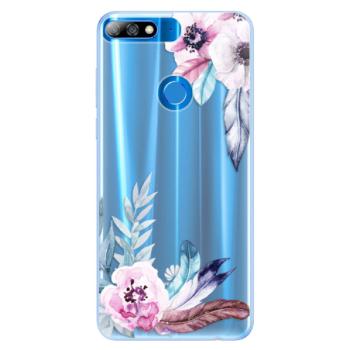 Silikonové pouzdro iSaprio - Flower Pattern 04 - Huawei Y7 Prime 2018