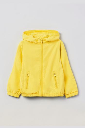 Dětská bunda OVS žlutá barva