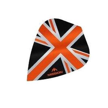 Mission Letky Alliance Union Jack - Black / Orange F3092 (289299)