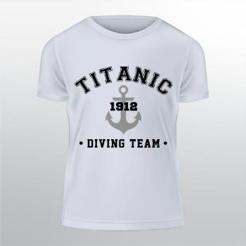 Pánské tričko Classic TITANIC DIVING TEAM