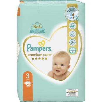 Pampers Premium Care Size 3 jednorázové pleny 6-10 kg 40 ks