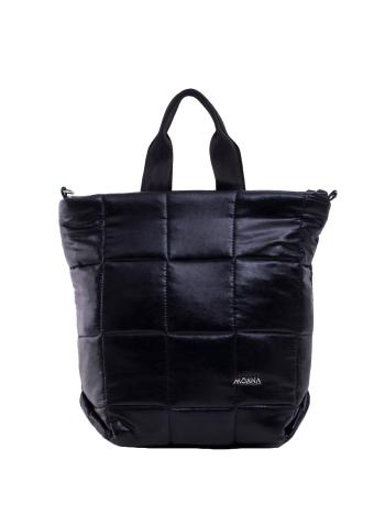 ČERNÁ MĚKKÁ PROŠÍVANÁ SHOPPER BAG OW-TR-1228-BLACK Velikost: ONE SIZE