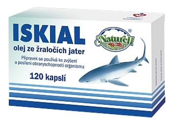Naturell Iskial olej ze žraločích jater 120 kapslí