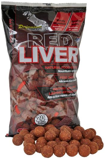 Starbaits boilie red liver - 1 kg 20 mm