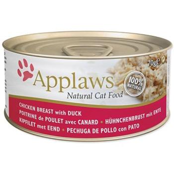 Applaws konzerva Cat kuřecí prsa a kachna 70 g (5060333434717)