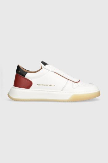 Kožené sneakers boty Alexander Smith Harrow bílá barva, ASAZHWM2801WRD