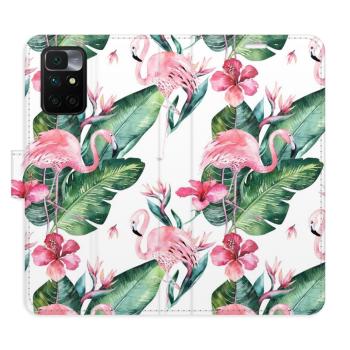 Flipové pouzdro iSaprio - Flamingos Pattern - Xiaomi Redmi 10