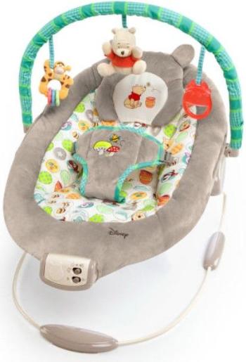 Bright Starts Lehátko vibrující s melodií Winnie the Pooh Dots & Hunny 0 m +, do 9 kg