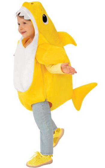 Rubies Dětský kostým Baby Shark - žlutý Velikost nejmenší: 6 - 12 měsíců