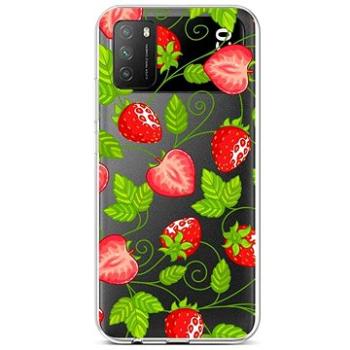 TopQ Xiaomi Poco M3 silikon Strawberries 60638 (Sun-60638)
