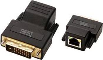 DVI extender (prodloužení) přes síťový kabel RJ45, Digitus DS-54101, 75 m, N/A