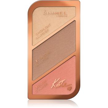 Rimmel Kate konturovací paletka odstín 002 Coral Glow 18.5 g