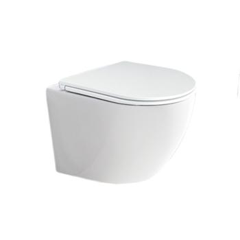 MEREO WC závěsné kapotované, RIMLESS, 490x370x360, keramické, vč. sedátka CSS113S VSD82S