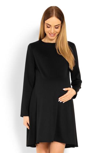 Černé těhotenské šaty 1359C