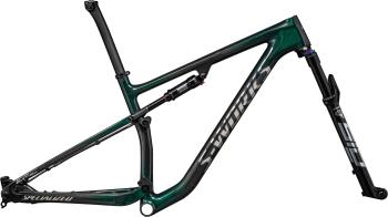 Specialized S-Works Epic Frameset - green tint carbon/chrome L