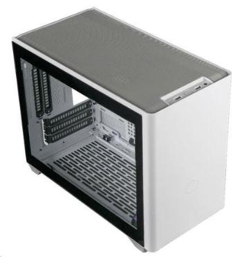 Cooler Master case MasterBox NR200P White, mini-ITX, mini-DTX, bílá, bez zdroje, MCB-NR200P-WGNN-S00