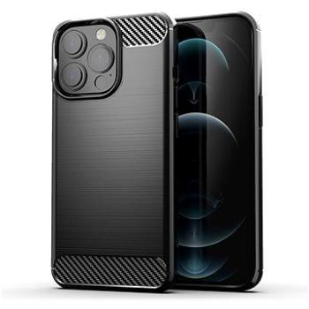 Silikonový obal CARBON pro OPPO RENO4 F - černý (TT4014)