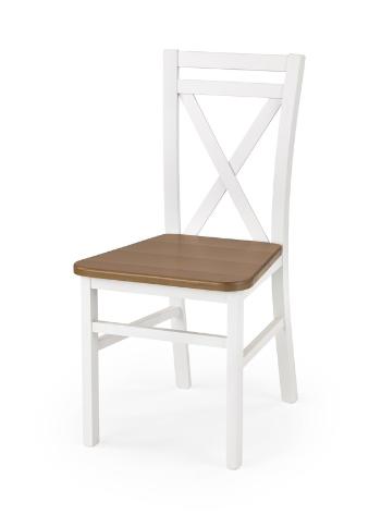 Dřevěná židle DARIUSZ 2 Halmar Olše / bílá