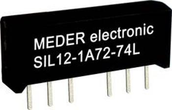 Relé s jazýčkovým kontaktem StandexMeder Electronics SIL24-1A72-71D, 3324100171, 1 spínací kontakt, 24 V/DC, 0.5 A, 10 W, SIL-4