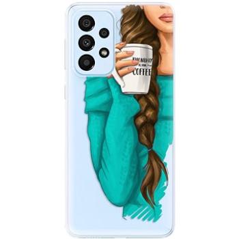 iSaprio My Coffe and Brunette Girl pro Samsung Galaxy A33 5G (coffbru-TPU3-A33-5G)