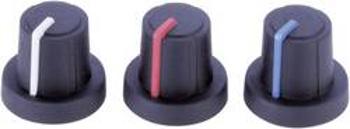 Otočný knoflík (Ø 19 mm) Soft-Touch PB Fastener 3/03/TPN 130006, 6 mm, černá/modrá